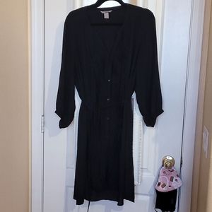 Button-up Shift Dress